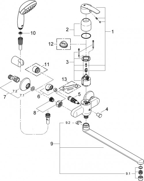 Grohe Multiform 3270800A