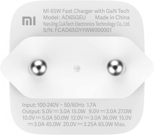 Xiaomi Mi 65W Fast Charger with GaN Tech