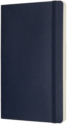 Moleskine Ruled Notebook Large Soft Sapphire