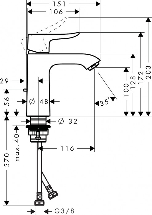 Hansgrohe Metris 31080000