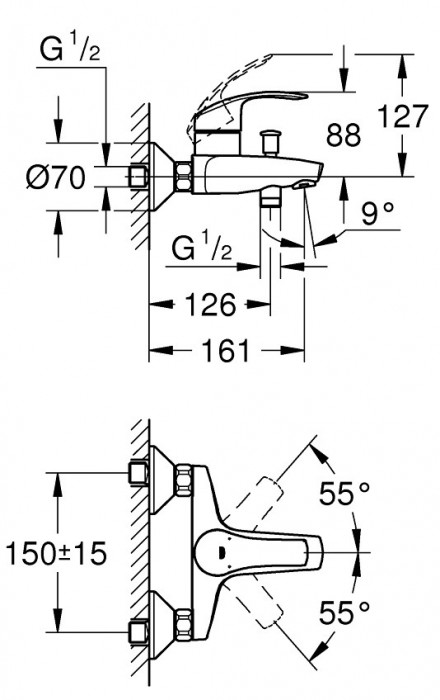 Grohe Eurosmart 123248MK