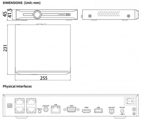 Tiandy TC-R3105 Spec I/B/P