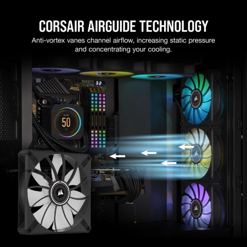 Corsair iCUE ML140 RGB ELITE Premium Dual Fan Kit