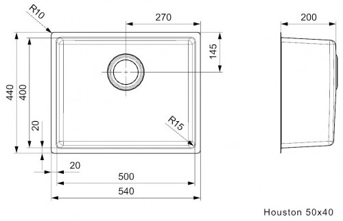 Reginox Houston 50x40 R32855