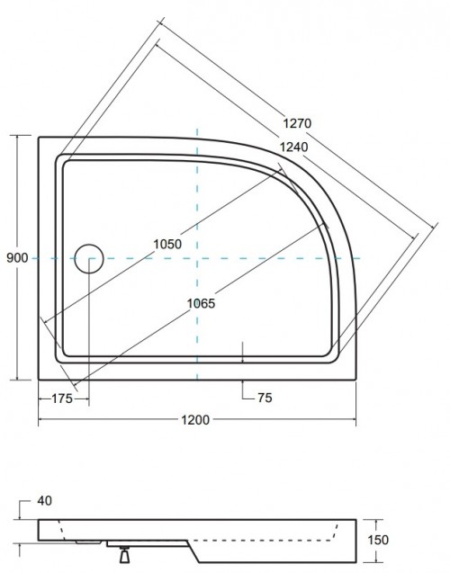 Besco Saturn 120x90 BAS-120-NP