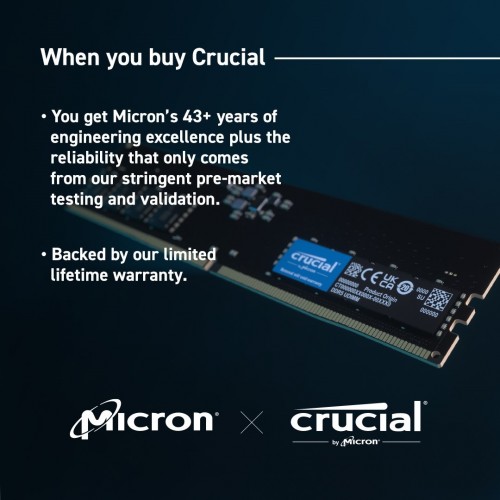 Crucial DDR5 1x8Gb