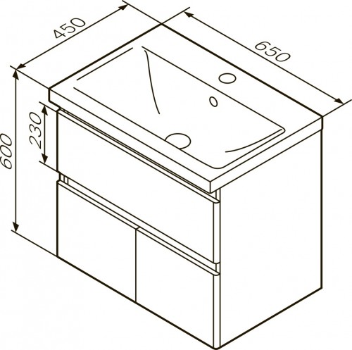 AM-PM X-Joy 65 M85-FHX0653-WC0653WG38