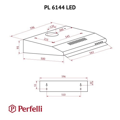 Perfelli PL 6144 BL LED