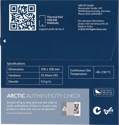 ARCTIC ACTPD00054A