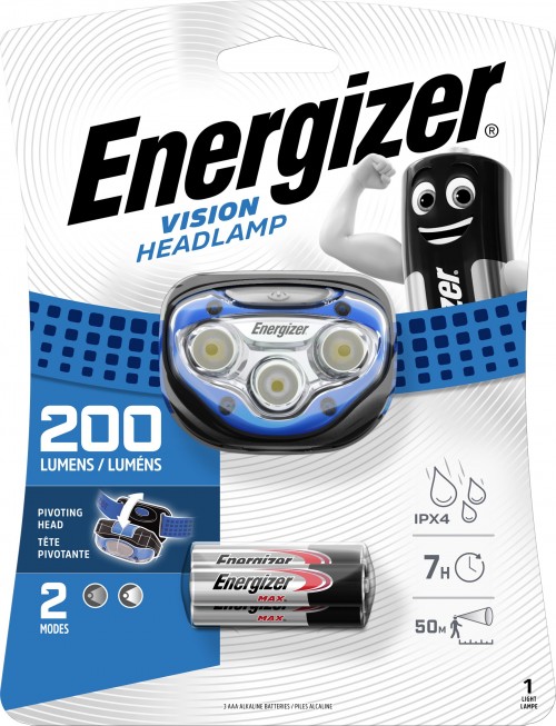 Energizer Headlight Vision 3xAAA