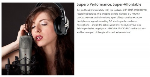 Behringer U-Phoria Studio Pro