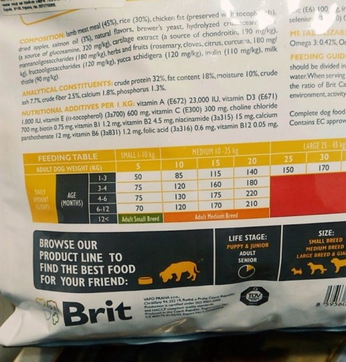 Brit Care Puppy Lamb/Rice 3 kg