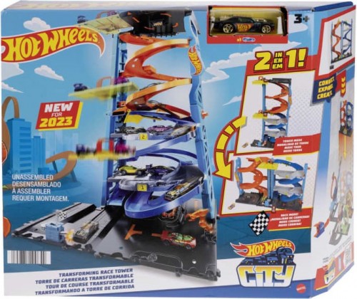 Hot Wheels City Transforming Race Tower HKX43