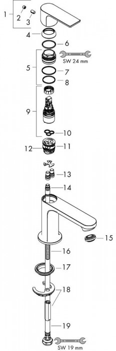 Hansgrohe Rebris E 72506000