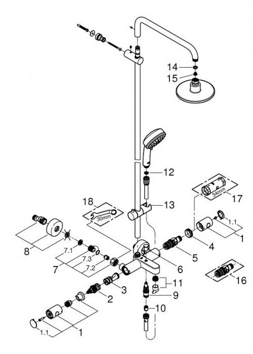 Grohe Tempesta Cosmopolitan 160 26223000