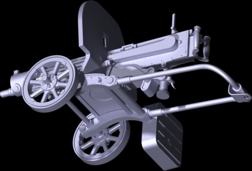 ICM Soviet Maxim Machine Gun (1910/30) (1:35)