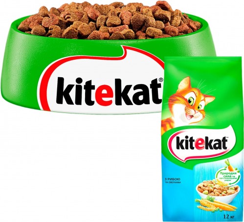 Kitekat Adult Fish/Vegetables 12 kg