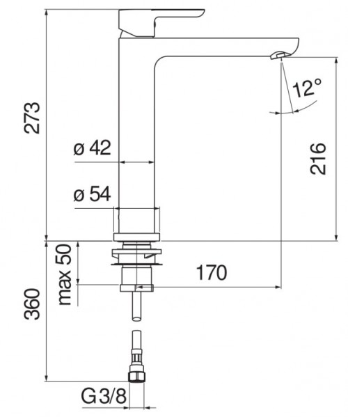 Nobili Rubinetterie ABC AB87713CR