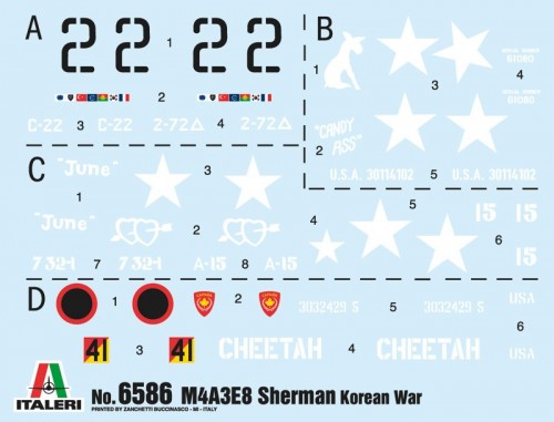 ITALERI Sherman M4A3E8 (1:35)