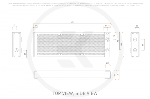 EKWB EK-Quantum Surface P360M - White