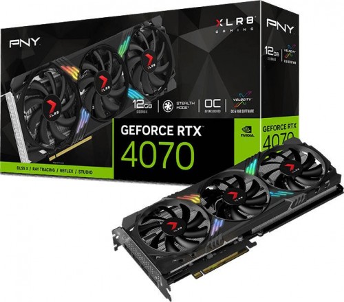 PNY GeForce RTX 4070 12GB XLR8 Gaming VERTO EPIC-X RGB Overc