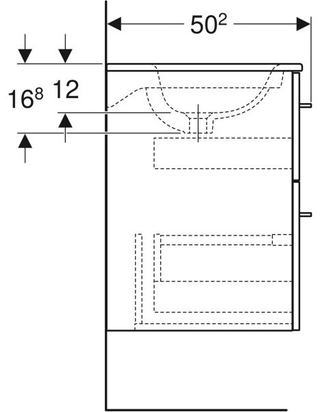 Geberit Selnova Square 80 501.208.00.1