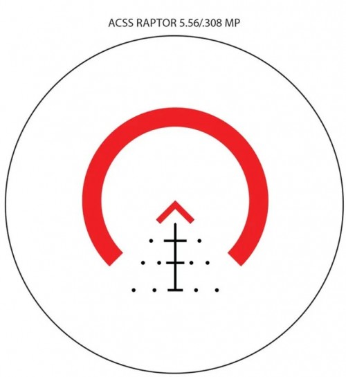 Primary Arms SLx 3X MicroPrism ACSS Raptor 5.56/.308 Meter