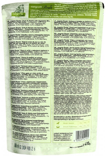 Isegrim Adult Field Pouch with Duck/Hearts 410 g