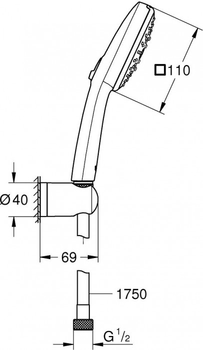 Grohe Vitalio Comfort 110 26176001