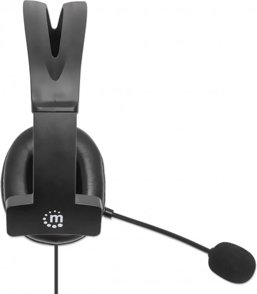 MANHATTAN Mono USB Headset with Reversible Microphone