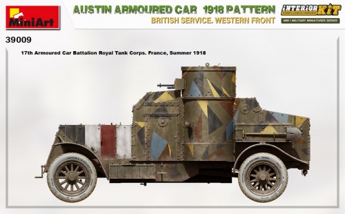 MiniArt Austin Armoured Car 1918 Pattern British Service Wes