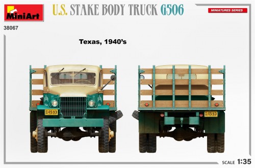 MiniArt U.S. Stake Body Truck G506 (1:35)