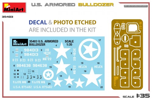 MiniArt U.S. Armored Bulldozer (1:35)