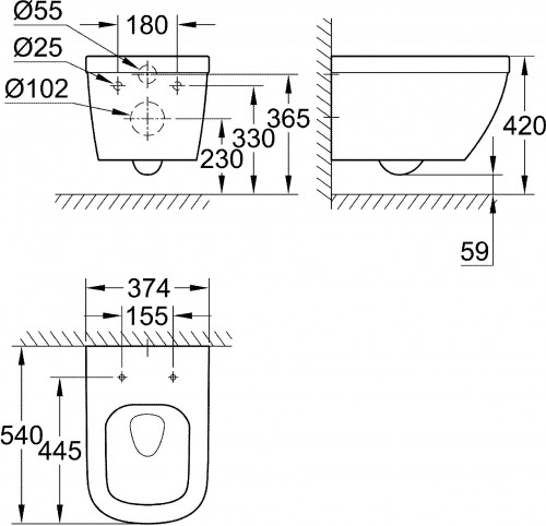 Grohe Euro Ceramic 39328000