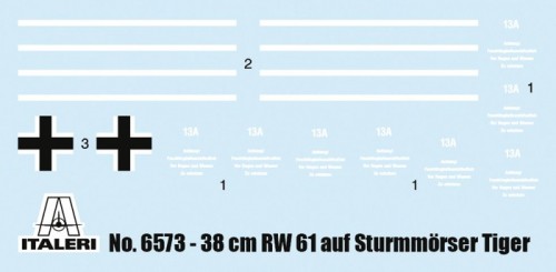 ITALERI 38 cm RW 61 auf Sturmmorser Tiger (1:35)