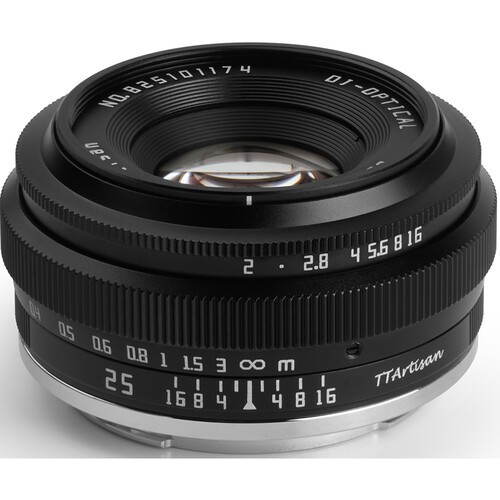 TTArtisan 25mm f/2.0