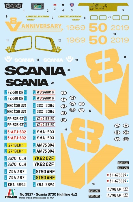 ITALERI Scania S730 Highline 4x2 (1:24)