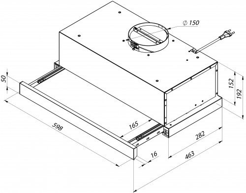 Pyramida TL 60 1100 BL T