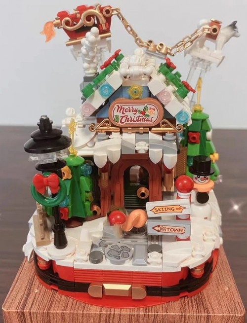 LOZ Merry Christmas Tree House 1238