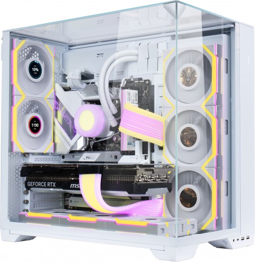 Lian Li Uni Fan SL120 Wireless LCD Reverse 3-pack White