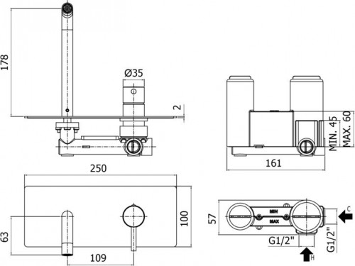 Paffoni Light LIG105CR