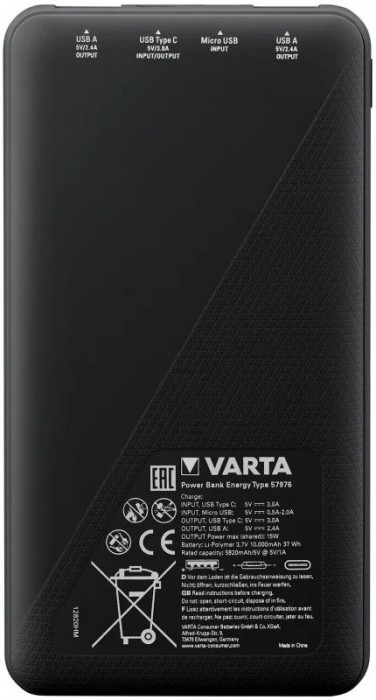 Varta Power Bank Energy 10000