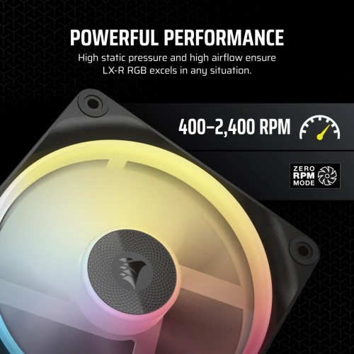 Corsair iCUE LINK LX120-R RGB PWM Reverse Black Starter Kit