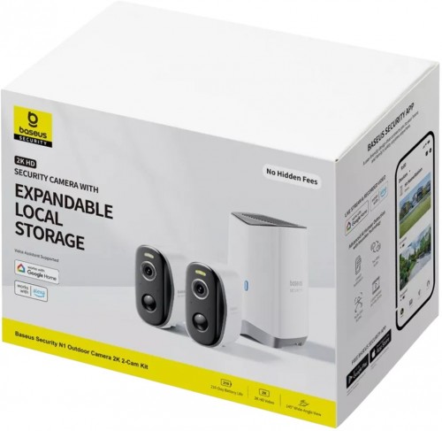 BASEUS Security N1 Plus Outdoor Camera 2K 2-Cam Kit
