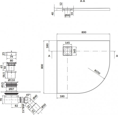 Cersanit Tako Slim S932-155