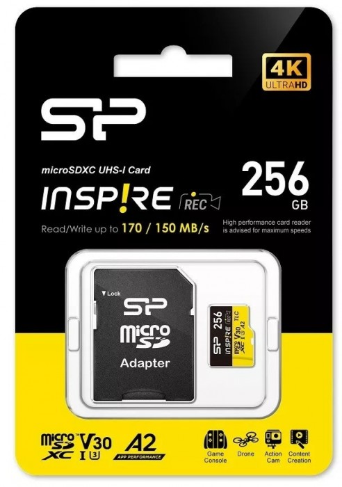 Silicon Power Inspire microSDXC UHS-I 256Gb