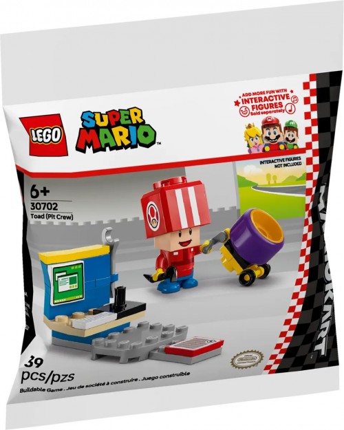 Lego Mario Kart Toad Pit Crew 30702