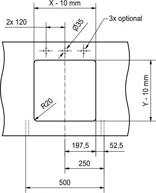 Franke KubusX KXK 110-41 126.0738.286