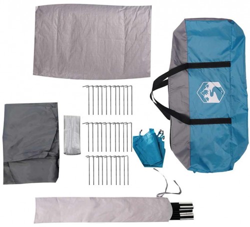 VidaXL Family Tunnel 8-Person Waterproof