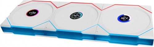 Lian Li Uni Fan TL120 LCD Wireless 3-pack White